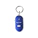 Produktbild Smart Key Finder Anti-verlorene Pfeifensensoren Keychain Tracker LED mit Whistle Claps Locator - Blau