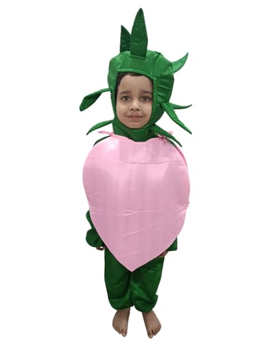 Image of BookMyCostume Onion Pyaz Vegetable Kids Fancy Dress Costume 3-4 years