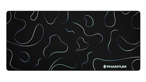 Phantum Nebula - Tapis de Souris Gaming XXL 900x400 mm - Surface en Microfibre Hydrophobe Haute Performance - Base Caoutchouc Antidérapante - Soft Speed & Contrôle...