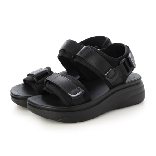 [ELLE SPORT] 2�{�x���g ����X�|�[�c�T���_�� ESP12607 ���f�B�[�X �x�[�W�� �X�^�C���A�b�v