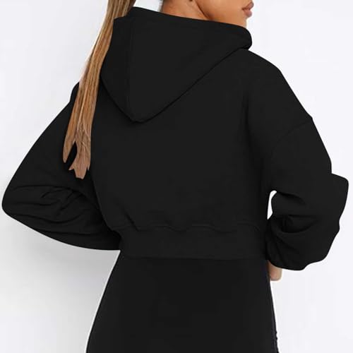 Moletom feminino de manga comprida para inverno, outono, gola e corrida, academia, 2024, moderno, Y2