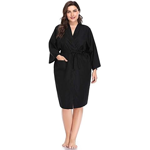 Large Black Hairdressing Cape with Sleeves Cover