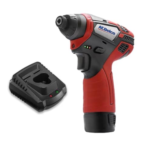 ACDelco ARI12105P G12 Series 12V Cordless Li-ion ¼” 82 ft-lbs. Impact Driver Tool Kit