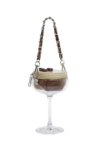 Sac à main Espresso Martini Current Mood - Pochette de créateur originale avec fermeture éclair