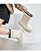 Simcat Women's Short Rain Boots Waterproof Fashion Garden Shoes Rubber Outdoor Anti-slipping Rainboots for Outdoor Walking