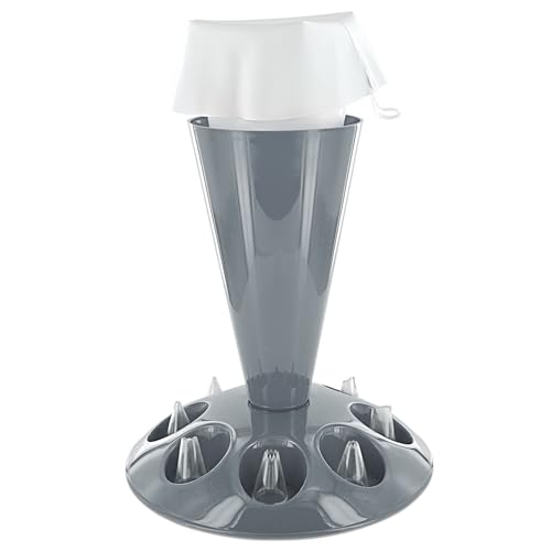 Lily cook KP5287G/WEB Poche à Douille avec Support et Douilles PP + PS + Silicone Gris 19,30 x 21 cm 8 pièces