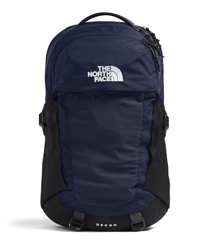 The North Face Recon Everyday Laptop Backpack - Daypack, Water Repellent, Laptop Sleeve, 2 Water Bottle Pockets, TNF Navy/TNF Black-NPF, One Size