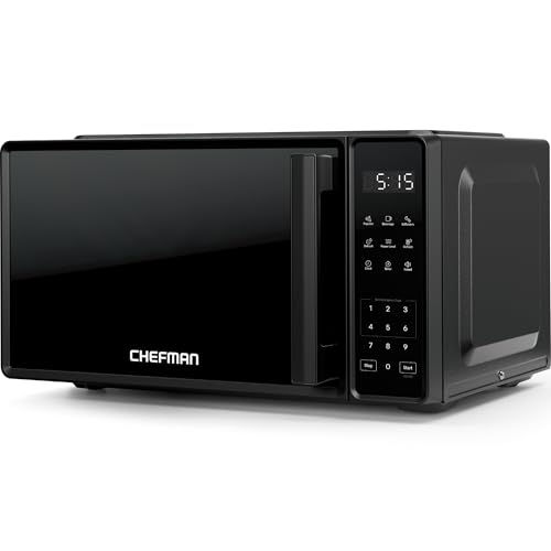 Chefman Mikrowellenherd, 20 l, 700 Watt mit 10 Leistungsstufen, 3 Kochvoreinstellungen mit...