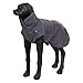 Rukka Pets Micro Light Bademantel für Hunde Anthrazit S
