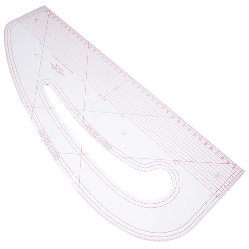 DOITOOL Pattern Maker Pattern Making Ruler for Sewing - 43 x 19 cm Multipurpose Metric Sewing Tools for Cutting, Marking, Drafting, Quilting & Dressmaking | Ideal for Fashion Design & Tailoring