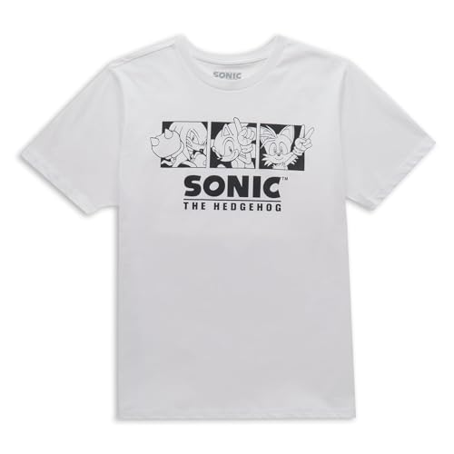 Sonic The Hedgehog Trio Men's T-Shirt - White S