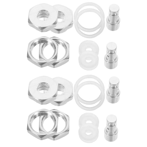 Accesorios para olla a presión BESTonZON 20 piezas, juego universal de válvulas flotantes con anillos de sellado de silicona y tuercas de válvula para ollas de cocina a presión miniatura 1