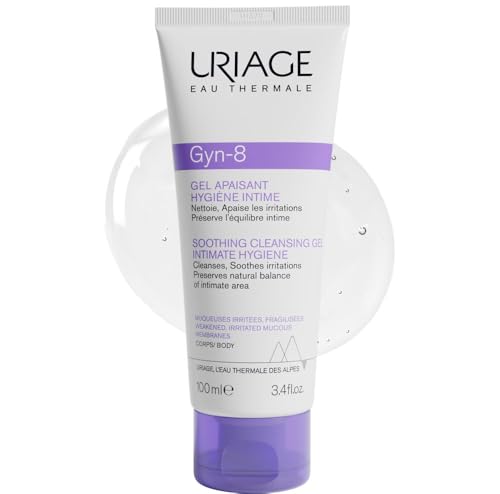 URIAGE GYN-8 Gel íntimo calmante I Higiene para zonas íntimas irritadas I Limpia, mantiene el equilibrio natural. Gel espumoso, fragancia floral I Sin parabenos I Testado bajo control ginecológico
