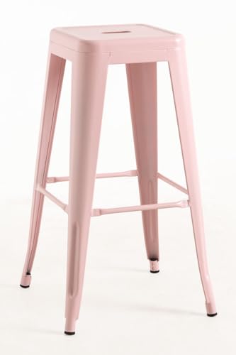 Regalos Miguel - Taburetes Altos - Taburete Torix Alto - Rosa Algodón de Azúcar