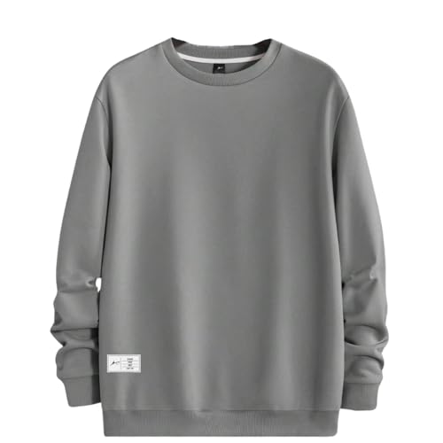 Image of PROSHARX Men's Essential Patch Sweatshirt | Warm, Fleece & Comfortable Round Neck Sweatshirt