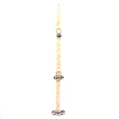 Yellow Dog Design Aloha Yellow Ding Dog Bells Potty Training System With 6 Bells, 26" X 1" #TOP25