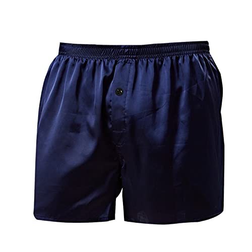 Mens Satin Boxer Shorts Sleep Shorts Underwear Satin Pajama Bottoms for Men4