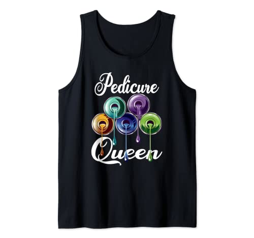 Pedicure Queen für eine Fußpflegerin Tank Top