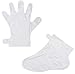 Bekith 200 Count Hand and Foot Liner - Pro Cozies Liners for Hand & Foot Paraffin Bath Wax Therapy Bags