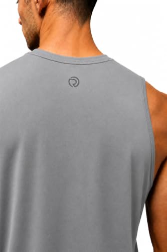 Image of TRUEREVO Men's Light Weight Dryfit Sports Tank Top Vest with Reflective Details for Running, Gym & Training