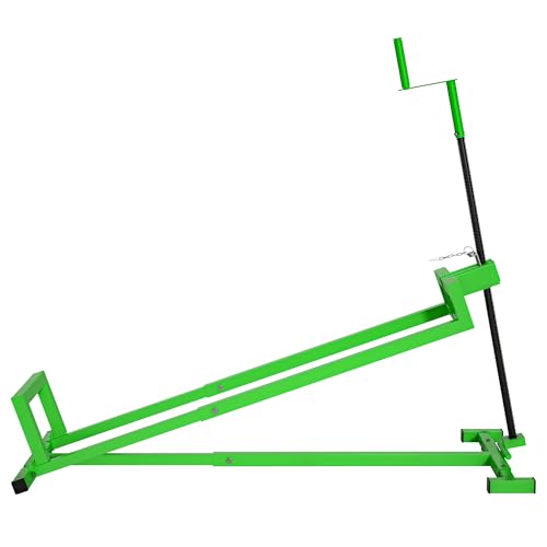 Jaxilyn Riding Lawn Mower Lift Jack Lawn Mower Lift with 880 Lbs Weight Capacity Telescopic Maintenance Jack for Lawn mowers and Garden Tractors Green