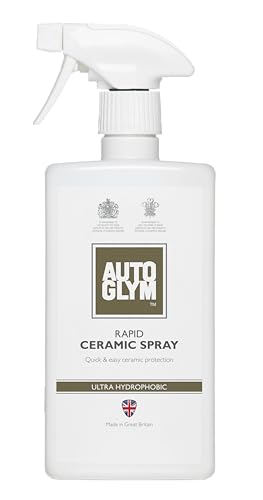 Autoglym Rapid Ceramic Spray Ultra Hydrophobic, 500ml - Tropical Scented Ceramic Coating Car Spray Wax For Superior Paintwork Protection