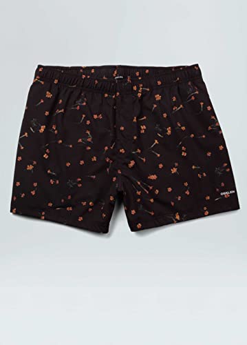 Beach Short Tagete Mini-Preto/Laranja Surfing