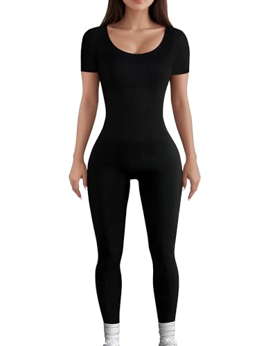 AURUZA Seamless Workout Jumpsuit for Women