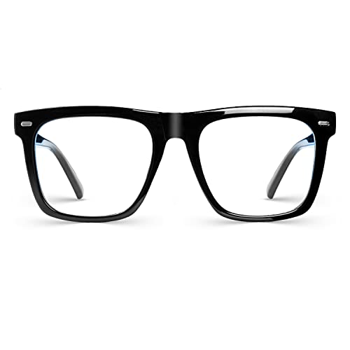 Visoone Square Full Rim Blue Light Blocking Glasses Medium Fashion Computer Multi Colors Eyeglass Frame Women Men Alba #TOP3