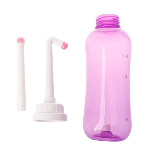 ER-NMBGH Beweglicher Bidet Sprayer Personal Reiniger Hygiene Flasche Spray Waschen, Verstellbare Long Neck Douche Nozzle Sprayer Flasche, Squeeze Peri-Flasche Für Postpartum Pflege
