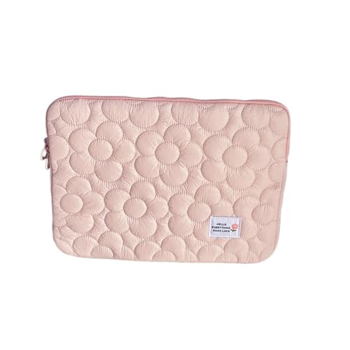 Sacoche ordinateur portable 15.6 pouces motif floral rose mignon