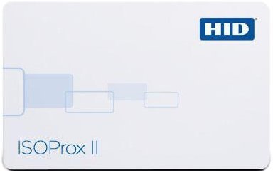 HID Corporation 1386 ISOProx II PVC F and G Gloss Finish Imageable Proximity Access Card, No Slot Pu