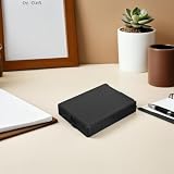 UTHCLO 5 Szt. Częściowy Organizer Przypinki z Plastikową Obudową Czarnym Wkładem z Pianki i Odchylaną Pokrywą Etui Medale Broszki Pierścionki Gablotka Do Kolekcji