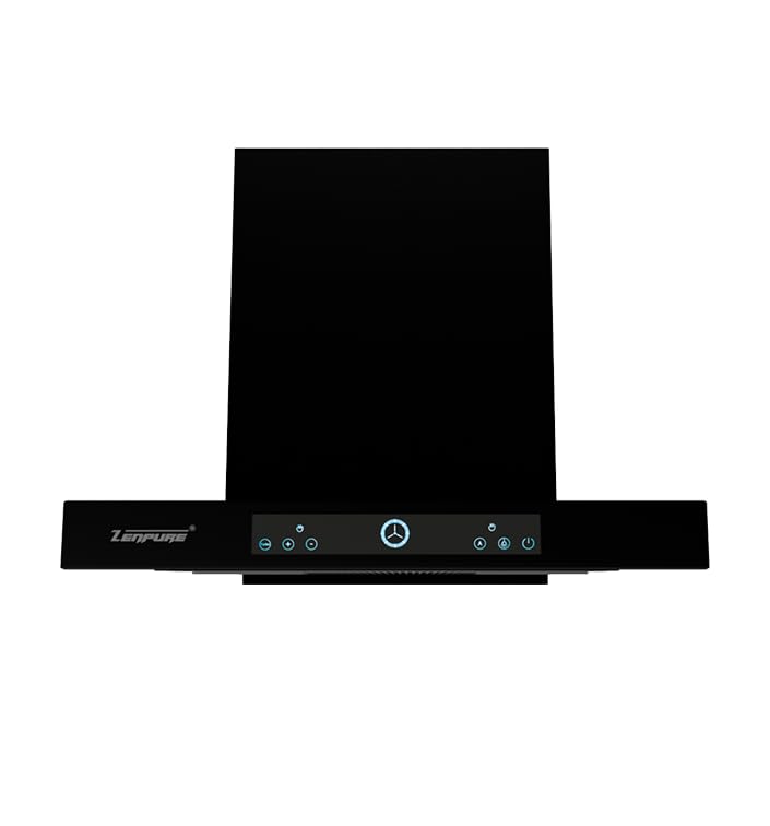 Zenpure Breeze Autoclean Chimney,90 cm,1500 CMH Suction, RPM Display,BLDC Motor,LT Warranty Equipped with filterless technology, this chimney ensures powerful suction Autoclean Chimney.-picture-19