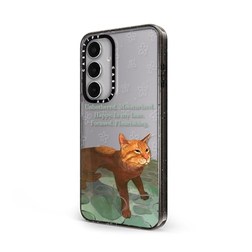 Coque Samsung Galaxy S24+ CASETiFY noir transparent protection Impact rigide - 5