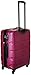 Samsonite Omni PC Hardside Expandable Luggage with Spinner Wheels, Radiant Pink, Checked-Medium 24-Inch