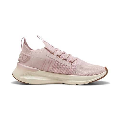 PUMA Women's Softride Symmetry Fuzion Running Shoes, Mauve Mist-Poised Pink-Warm White AH25, 9