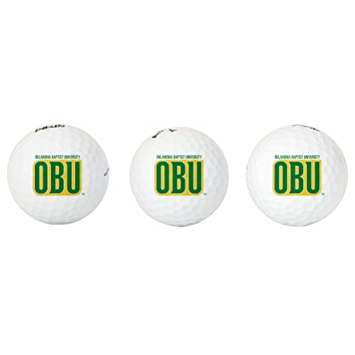 Desert Cactus Oklahoma Baptist University Golf Balls 3 Pack Full Color Golf Ball (Design B)