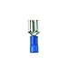 Panduit DVF14-206-C Female Disconnect, Vinyl Barrel Insulated, Funnel Entry, 16 - 14 AWG Wire Range, Blue, 0.205/0.187 x 0.020" Tab Size, 0.162" Max Insulation, 0.25" Width, 0.12" Height, 0.76" Length (Pack of 100)