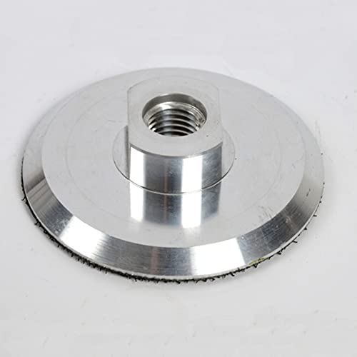 4 Inch Polishing Backing Pad Heavy-Duty Aluminium Backer for Surface Sanding Polishing-Arbor 5/8