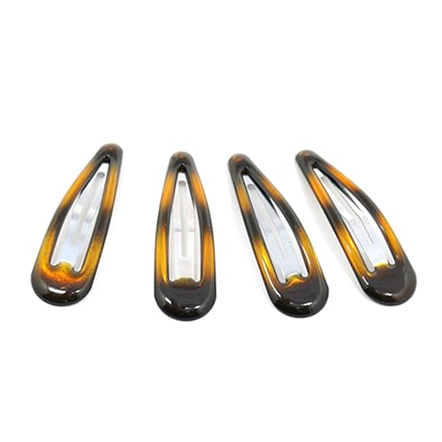 Dofash Epoxy Snap Hair Clips Metal Grips 5Cm/2In Tortoise Accessories 12Pcs thumb #2