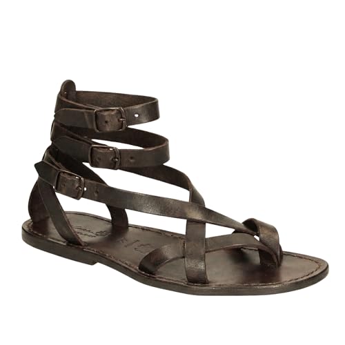 Gianluca Leather Gladiator Sandals
