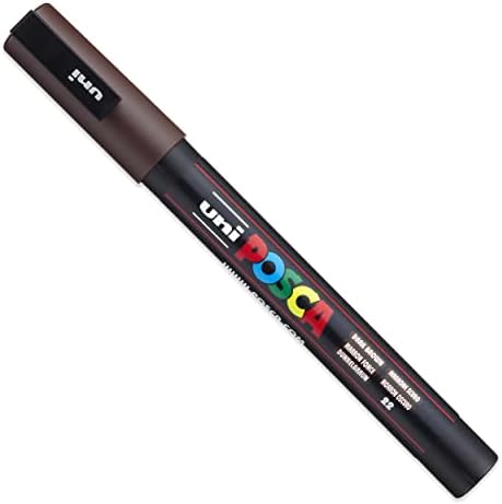 Posca - PC-3M - Paint Marker Art Pens  0.9-1.3mm  Autumn Tones Set of 8 in Gift Box