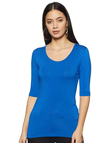 Image of U.S. POLO ASSN. Women's Cotton Solid Regular Fit T-Shirt