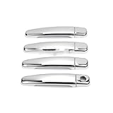 Matériau : Les housses de protection des poignées de portes avant et arrière de la voiture sont fabriquées en ABS, un matériau léger et solide, qui ne se casse pas facilement et qui est durable.