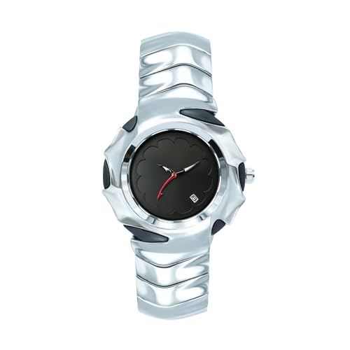 BARAMON Unique Mens Watches Stylish Futuristic Collectible Male Wristwatch Analog Quartz Clock Date Waterproof Fashion Watch for Men