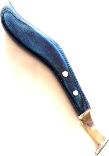 Faca de casco super afiada - Faca de casco com cabo de madeira, casco de sapata de cavalo fácil com