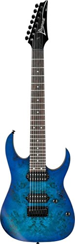 Ibanez Rg Series Rg7421Pb 7-String Electric Guitar Flat Sapphire Blue #TOP1