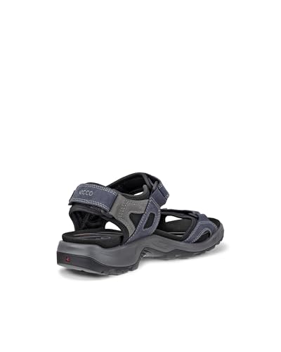 Image of ECCO Men's Yucatan Sport Sandal, Marine Oil Nubuck, 8-8.5