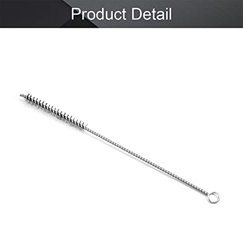 Image of Utoolmart Steel Wire Cleaning Brush, Spiral Power Tube Cleaning Tool, Bottle Brush, 0.5-inch Diameter 12-inch Length, 10pcs